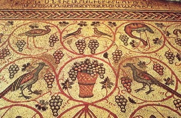 Nghệ thuật khảm đá cổ đại phổ biến tại Jerusalem Nghệ thuật khảm đá cổ đại phổ biến tại Jerusalem